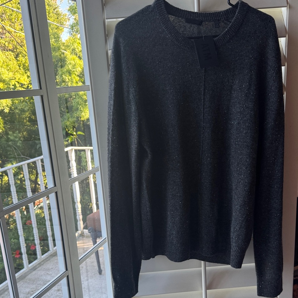 ATM Anthony Thomas Melillo Black cashmere Sweater